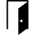Transparent Open Door Icon Png