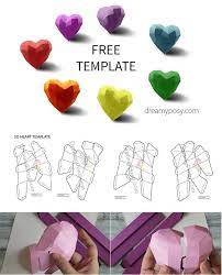 Wir verbringen aktuell viel zeit zuhause. Kostenlose Vorlage Fur Diy 3d Papierherz Papierherz Freetemplate Paperheart 3 Valentinstag Ideen 3d Papier Handwerk Basteln Mit Papier Origami Papier Handwerk