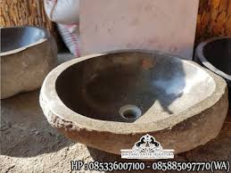 Wastafel Asli Batu Kali Wastafel Batu Alam Malang Asli Fosil Granit