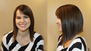 Also it is advisable to add some trimming for the edges to make them thinner for easier styling. How To Cut Womens Hair Dramatic Bob Haircut Youtube