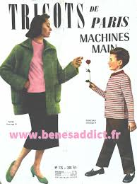 On vous guide pour réaliser. Gratuit Tricot De Paris 1958 Avec 27 Modeles Tricot Machine Et Tricot Mains Bene S Addict
