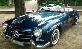 Pin On Mercedes Benz 190sl Blue Color Tones