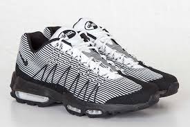 Nike Air Max 95 Ultra Jacquard White Black Metallic Silver Eu Kicks Sneaker Magazine Nike Air Max Nike Air Max 95 Best Sneakers