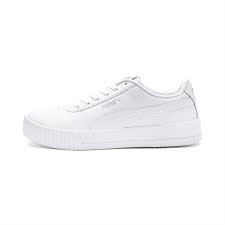 The first mens running shoes date back to about 1860, but the first women's shoes didnt appear until nearly 50 years later. Carina Leather Women S Trainers Puma White White Silver Puma Mothers Day Puma Germany
