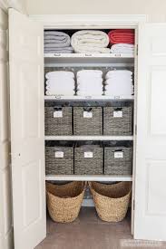 Although some are pricey, you don't have to spend a lot of money to design an organized closet. Linen Closet Organization Home Organization Home Organisation Linen Closet Organization