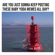 2 501 Likes 42 Comments Chip And Co Chipandco On Instagram The Gift That Keeps On Giving More Baby Yoda Memes We Take Yoda Meme Yoda Star Wars Memes