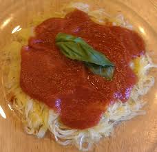 Strawberry coco chia quinoa breakfast. Alkaline Recipe Spaghetti Squash Marinara Chanson Water