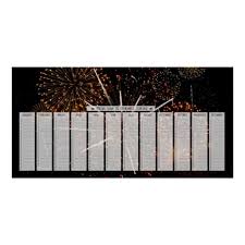 Fireworks Special Days To Remember Calendar Poster Zazzle Com Calendar Poster Print Calendar Fireworks
