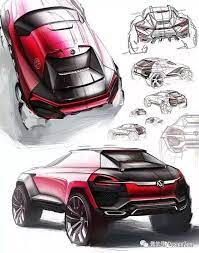 作品集排版参考 汽车设计 concept car sketch concept car design car design sketch