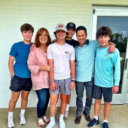 I'm so proud to be a father to these boys. (Barrett is not pictured…he's on  the road. The boys' best friend, Josiah, stood in for him!)