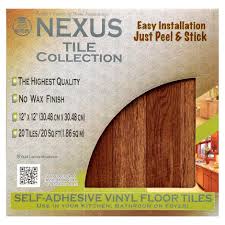 Get inspired by these beautiful dark color schemes and make something cool! Nexus Dark Oak Vinyl Floor Tiles 20 Sq Ft Family Dollar