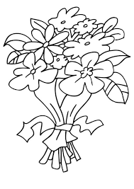 Immagine di regalo di lusso rosa con bouquet di fiori bellissimi fiori compleanno : Disegno Da Colorare Mazzo Di Fiori Disegni Da Colorare E Stampare Gratis Imm 6483