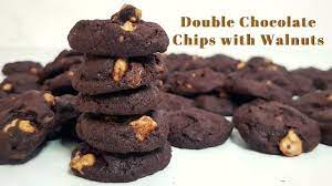 These keto choc chip cookies are absolutely perfect! Double Chocolate Chip Cookies With Walnuts For Dark Chocolate Chip Lovers Eggless Cookies Youtube