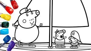 Spend some time with your kids and help them to discover new ways and color combinations with the coloring page. Peppa Pig Coloring Pages Sailing Boat With Grandpa Pig Youtube