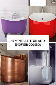 Narrow shower chair for small bath shower bench 15 Mini Bathtub And Shower Combos For Small Bathrooms Digsdigs