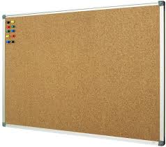 Besides good quality brands, you'll also find plenty of discounts when you shop for board cork wall during big sales. Amazon Com Large 60 X 40 Corkboard Bulletin Board Double Sided Cork Board Wall Mounted Notice Message Pin Board Silver Aluminium Framed Office Products