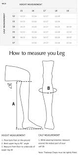 74 Curious Half Chap Size Chart