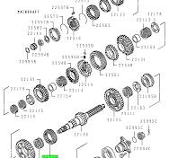 ME607404 Mitsubishi FUSO | Sleeve for Manual Transmission 4th and 5th Gear  Synchronizer