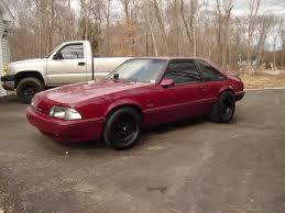 Image result for Bright Red 1991 Mustang