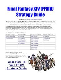 Check spelling or type a new query. Final Fantasy Xiv Ffxiv Online Strategy Guide
