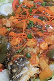 Resepi ikan masak 3 rasa style orang single talapia merah. Masam Manis Ikan Siakap Masak 3 Rasa Asian Recipes Malaysian Food Food