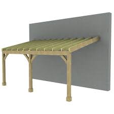 7m Lean To Carport Post Beam Green Oak Or Douglas Fir Lean To Carport Lean To Carport