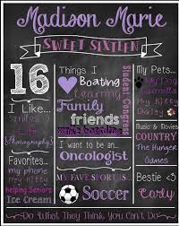 16th Birthday Things To Do Purple Sweet Sixteen 16 Themed Chalkboard Poster Print 15 Digital Download 20 Print Sweet 16 Party Invitations Sweet Sixteen Parties Sweet Sixteen Themes
