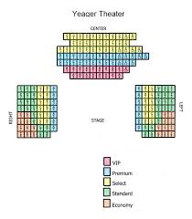Yeager Theater Seating Chart Theatre In Houston