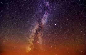 Find the perfect space galaxy backgrounds stock photo. Purple Orange Galaxy Wallpaper Mural Hovia