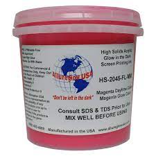 Allureglow Usa Magenta Plastisol Glow In The Dark Ink