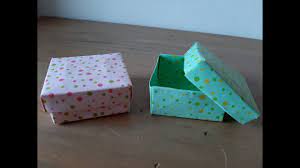 Scatola fai da te cartoncino. Scatolina Di Carta Fai Da Te Youtube