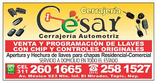 Cerrajería César tepic
