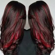 I Like This Maybe A Little More Tame For Work Instead Of My Full Blown Red Hair Styles Peekaboo Hair Peekaboo Hair Colors
