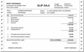 Cara mudah membuat slip gaji secara online. 6 Contoh Slip Gaji Karyawan Guru Dosen Pns Siap Download