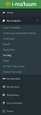 Enrolled modules from edurec will be synced to luminus via a process, scheduled at every night. Eighteen Iium Pre Reg 101