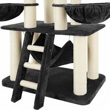 Online shopping with cat tree uk ltd are handled securely via stripe. Cat Tree Gismo Cat Scratching Post Cat House Cat Tower Black White Negro Blanco 403326