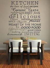 Removable vinyl wall decals are a fashionable and versatile way to add personalization to your home, vehicle or commercial office space. Kitchen Words Decorative Vinyl Wall Decal By Imprinteddecals 14 99 Map Wall Mural Custom Wall Art Vinyl Wall Decals