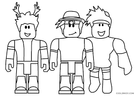 It cannot be denied that this activity can stimulate the imagination of children, as well as children's media to learn colors and shapes. Free Printable Roblox Coloring Pages For Kids