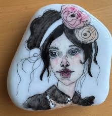 Personalized Santorini Stone with Color Shift and Glitter Jewelry