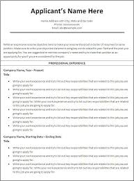 25 awesome chronological resume
