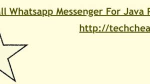 Download whatsapp messenger 2.21.10.10 for android for free, without any viruses, from uptodown. Download And Install Whatsapp Messenger Java Techcheater
