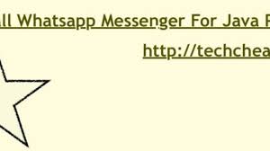 Download whatsapp messenger 2.21.7.14 whatsapp messenger application free,fast and easy communication your friends and family, send text messages, images, videos and more. Download And Install Whatsapp Messenger Java Techcheater