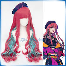 Princess anne poses at sandringham house alongside her brother charles and her mother and princess anne, princess diana, and the queen mother share a moment at the royal premiere of a. Paradoks Live Anne Faulkner Cosplay Wig Panjang Keriting Berwarna Merah Muda Campuran Biru Rambut Lolita Wig Halloween Rambut Sintetis Tahan Panas Aliexpress