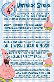 Every time spongebob and patrick go on an adventure, there are like 100 quotable moments, so the next time. Love Patrick Star Quotes Quotesgram