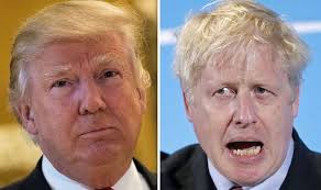 We know what it is like to have a country's leader downplay the virus, ignore safety measures inside their work space. Tory Leadership Latest News Boris Johnson Insists He Will Stand Up To Donald Trump Uk News Express Co Uk