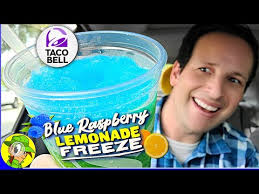 Taco Bell® BLUE RASPBERRY LEMONADE FREEZE Review 🌮🔔🫐🍋🥶 Review
