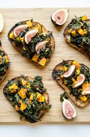 Delicata Squash And Kale Crostini Is What You Wanna Eat Now Recipe Lamb Kebabs Food Delicata Squash