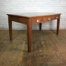Antique Edwardian Vintage Oak Library Table Desk Library Table Library Table Desk Table