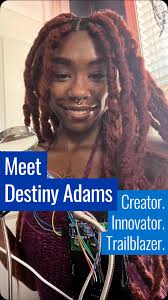 From crochet to coding, robotics to representation—Destiny Adams is  changing the game! Watch how she blends creativity and technology to  empower future innovators. #Crochet #Coding #Robotics #STEM ...