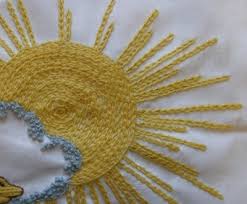Several sewing professionals widely use it for filling in shapes, outlining, making curves, and spirals in fabric. Master Chain Stitch Embroidery Today